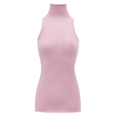 1JINNSTUDIO马海毛无袖针织背心