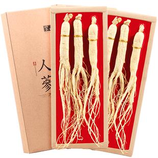 半山农长白山人参生晒参30g*2整根非白参片搭枸杞泡水送父母