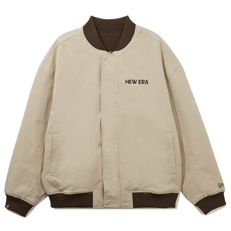 New Era纽亦华【白敬亭同款】26新品双面穿棒球服夹克外套夹棉
