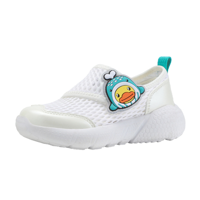 B.Duck小黄鸭童鞋男童大网眼夏季儿童镂空单网鞋子女童透气网面鞋