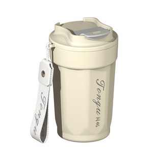 2025新款咖啡杯便携外带女高颜值学生大容量水杯男陶瓷内胆保温杯