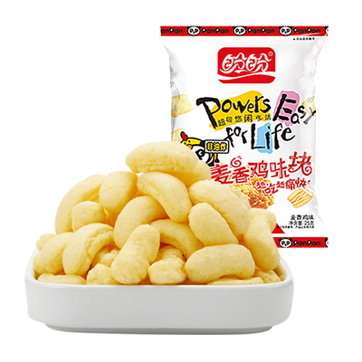 盼盼麦香鸡味块膨化食品