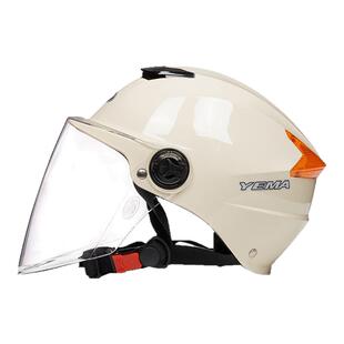 野马新国标3C认证电动摩托车头盔冬季半盔男女轻电瓶车夏季安全帽