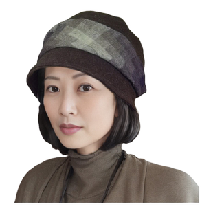 中年妈妈秋冬帽子短发洋气时髦春秋款老太太遮白发保暖鸭舌贝雷帽