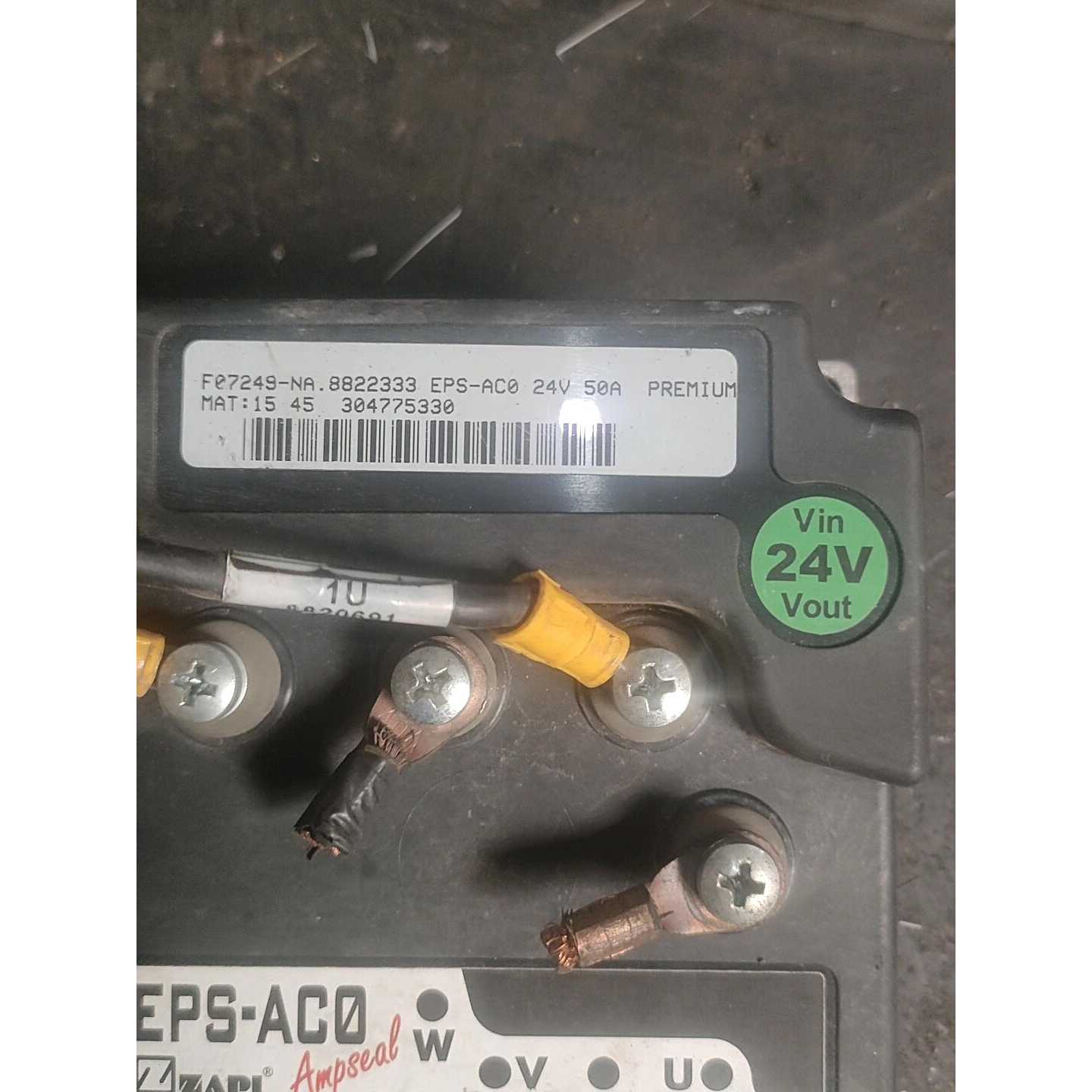 议价剪线拆机的二手叉上的24V控制器，F0-7249-NA，图