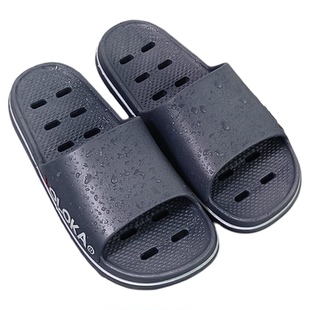 路路佳洗澡防滑拖鞋男按摩2026新款PVC漏水速干镂空浴室浴池拖鞋