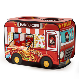 儿童室内小帐篷小房子宝宝汽车帐篷秘密基地过家家玩具海洋球池