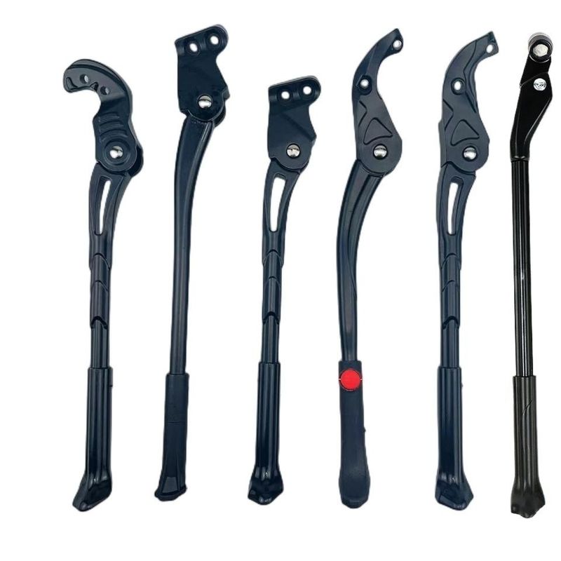 山地自行车专用铝合金支撑脚调节安短短边可停车捷孔撑长2架支