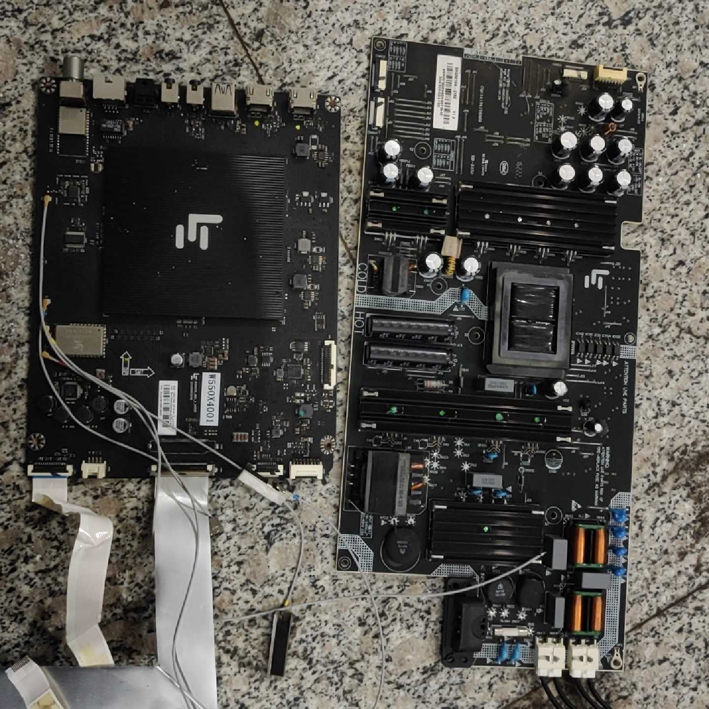 乐视W550X4001主板和电源板,包好用,自己亲自过,
