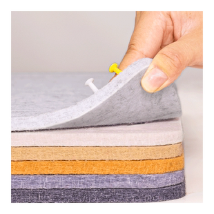 ins风毛毡板墙贴软木板照片墙创意背景板墙上展示板宿舍墙面留言板桌面装饰挂件记事毛毡版图钉便签板告示板