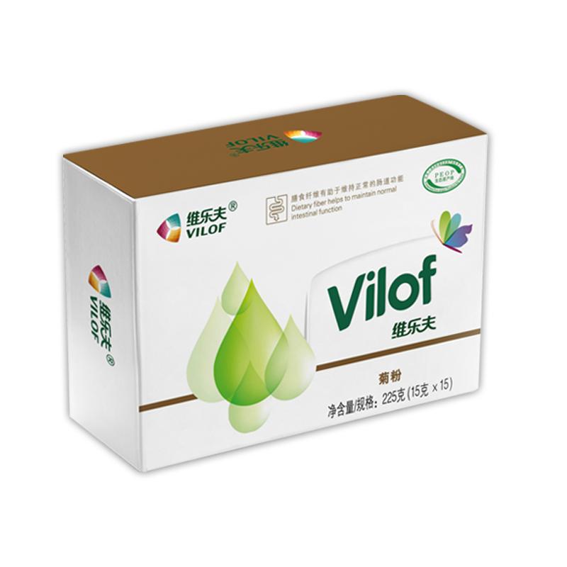 维乐夫菊粉Vilof益生元菌菊粉膳食纤维清肠低聚果糖可溶性旗舰店