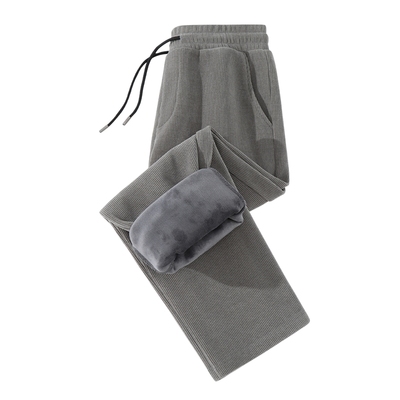 班尼路加绒加厚男裤子雪尼尔卫裤