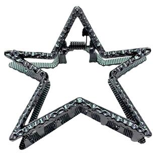 五角星中号发夹八字抓夹女2023新款简约高级感夹子头发后脑勺头饰