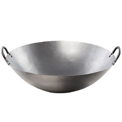 炒菜锅厨师锅加厚双耳铁锅