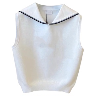 高尔夫服装女款背心25秋大翻领运动针织马甲韩国golf女装外穿坎肩