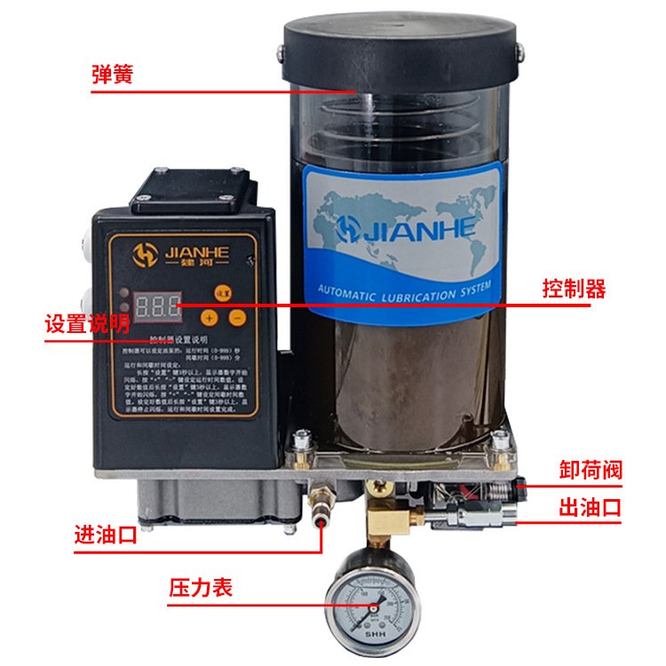 ELP全自动油脂润滑泵加工中心机械手机器人 黄油泵定时定量润滑泵