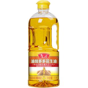 【鲁花直营】鲁花油酸多多系列花生油1L*1 食用油粮油