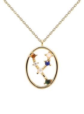 PDPAOLA十二星座项链925银