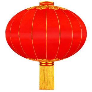 大红灯笼绸布铁口广告节庆结婚装饰户外防水绸缎印字铁口2026新款