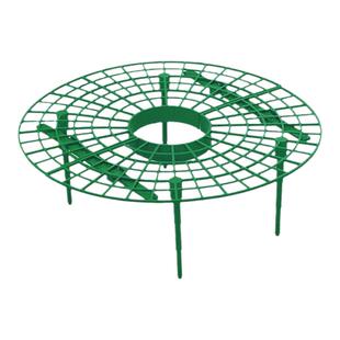 花架置物架草莓托盘架塑料盆栽绿植种植网架子圆形种菜支撑架
