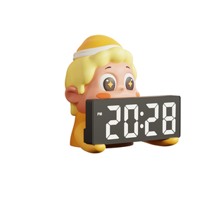 星星人钟表挂钟摆件客厅2026新款壁挂电子时钟挂墙装饰儿童房闹钟