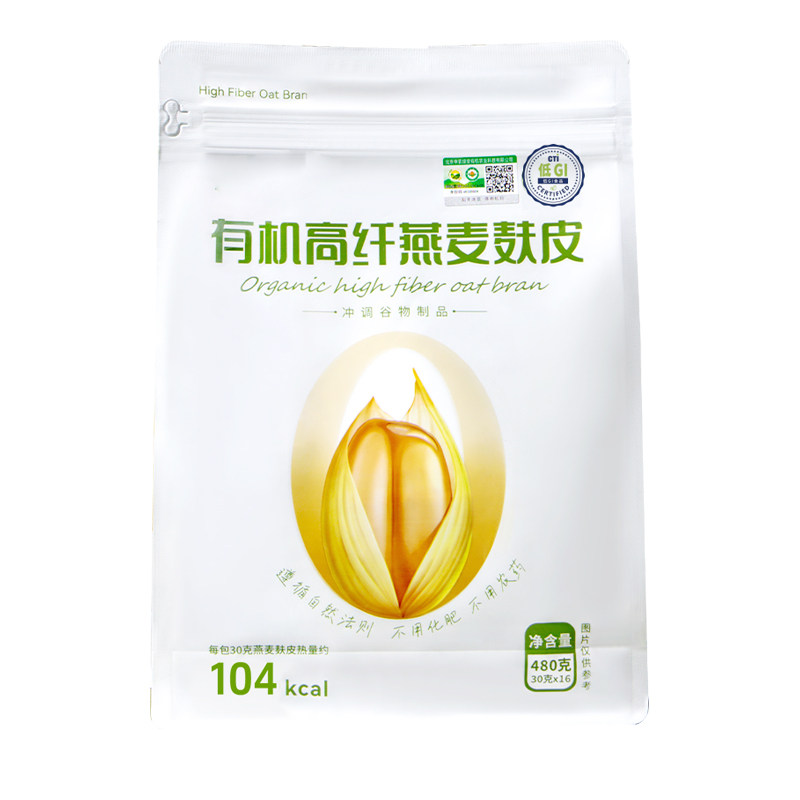 鲸采伽品有机高纤燕麦麸皮片