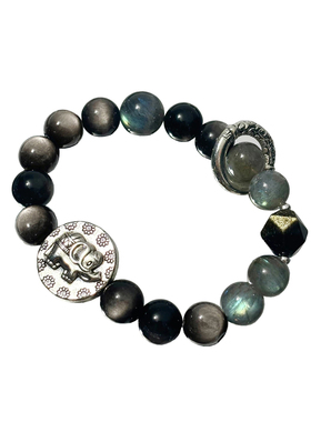 7A收藏级男女同款曜石手串