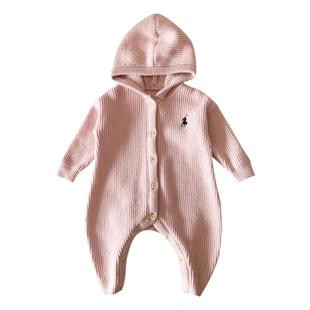 婴儿冬装衣服超萌女宝宝连体衣秋冬小月龄幼儿外出服哈衣爬服新款