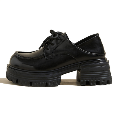 snowelf松糕根乐福鞋米色