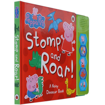 【现货】【小猪佩奇Peppa Pig】粉红猪小妹：跺脚和叫喊Stomp and Roar 3-6岁儿童趣味有声发声书 英文原版【善优童书】