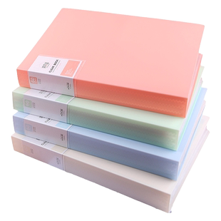 a4文件夹透明资料册横版活页夹收集册大容量收纳册试卷袋奖状收集册试卷收纳袋活页文件袋学习资料a4纸收纳夹