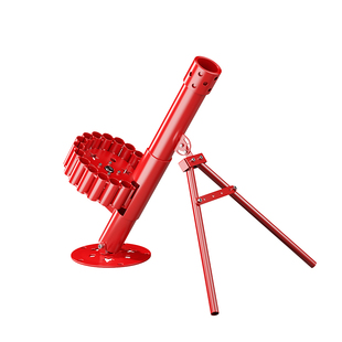 新款防串火放炮神器二脚踢炮台架子十连发射器支架二角响迫击定制