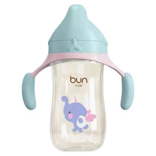 bun贝优能大象吸管杯儿童学饮杯宝宝喝水喝奶两用鸭吸嘴杯配件