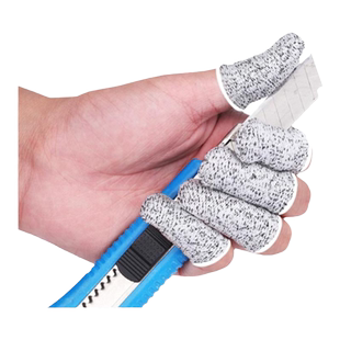 防割指套劳保园艺打抛杆线防切割指帽耐磨五金采摘防护手指套护指