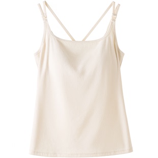 哺乳背心两件套孕妇上衣吊带开衫春夏薄款喂奶可外穿月子服带胸垫