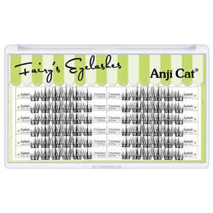 anjicat仙子婴儿弯睫毛J翘自然纤长微翘妈生太阳花婴儿翘假睫毛