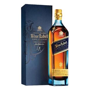 尊尼获加蓝牌蓝方威士忌 Johnnie Walker珍藏版礼盒装洋酒750ml