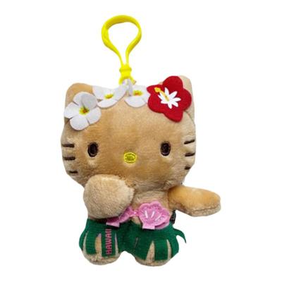 虞书欣 三丽鸥夏威夷限定Hellokitty挂件黑皮钥匙扣挂件挂饰玩偶