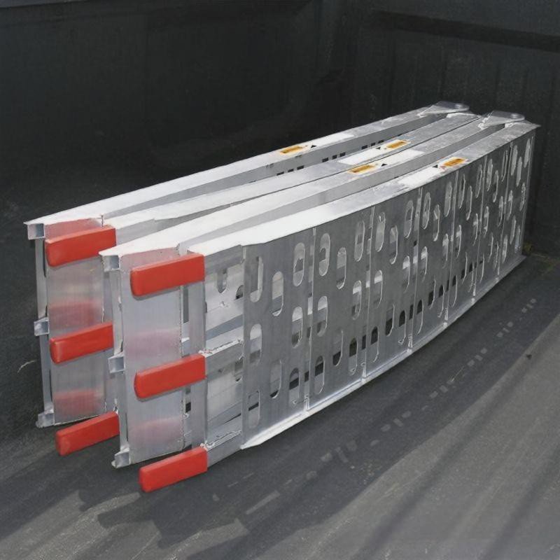 折叠台阶上车坡道防滑加厚上车斜坡板跳板万能板摩托车上坡板