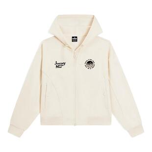 特步好运连连针织连帽上衣2025春季新款卫衣外套女975128940220