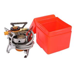 新款蓝火铜芯三芯炉防风炉户外便携野营野炊炉头分体气三头猛火炉