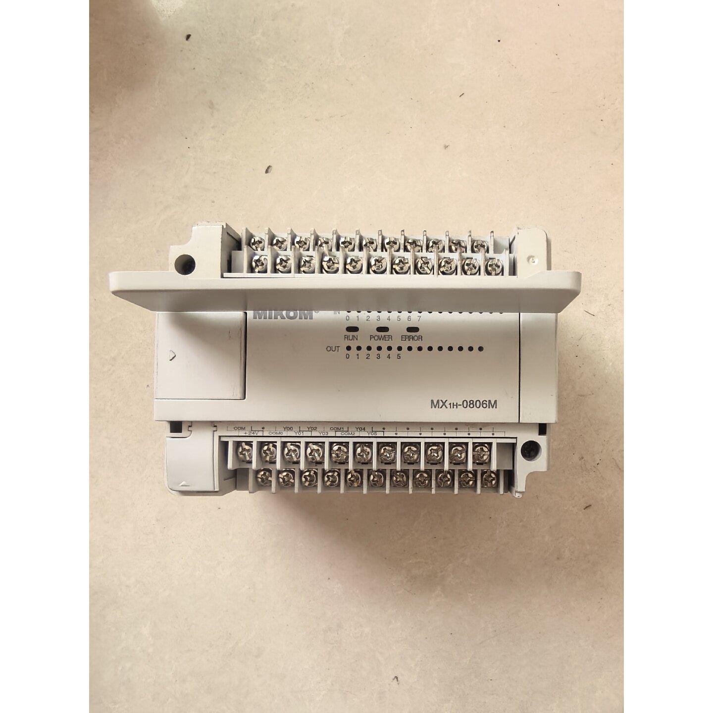 议价麦科MX1H-0806MR PLC控制器,二手拆机,实物拍摄