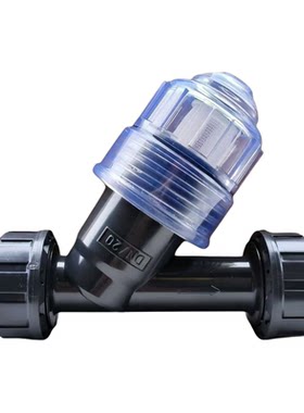 管道式塑料Y型过滤器液体阀门