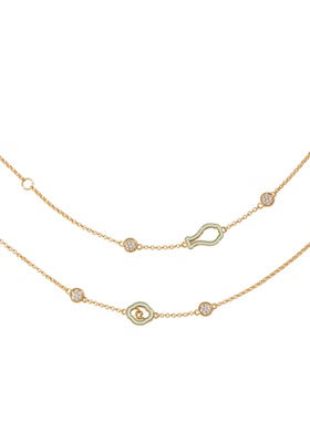 HERBE合璧 福禄来春瓶一款两戴项链手链东陵玉珐琅祥云纹日常百搭