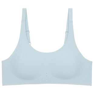 爱美丽IMIS内衣无钢圈大胸显小上托全罩杯薄插杯文胸IM17BEG1