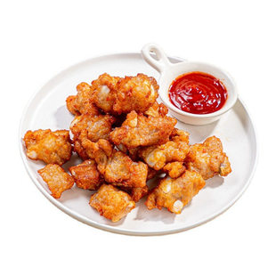 蒜香小排400g冠进酒店饭店宴席预制菜特色油炸排骨猪排餐饮食材