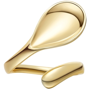 HEFANG何方珠宝迷你餐具戒指轻奢优雅百搭饰品趣味新年礼物