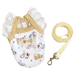 夏季薄款超小体小狗小猫幼猫防掉毛衣服吉娃娃幼犬比熊吉娃娃吊带