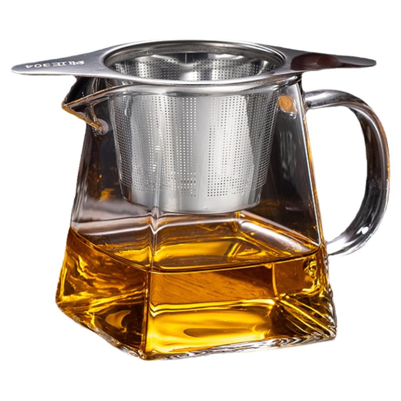 耐热玻璃公道杯带过滤分茶套装