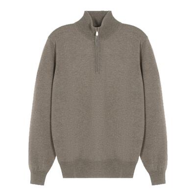 BC BRUNELLO CUCINELLI 男士立领山羊绒针织衫毛衣银泰 301574